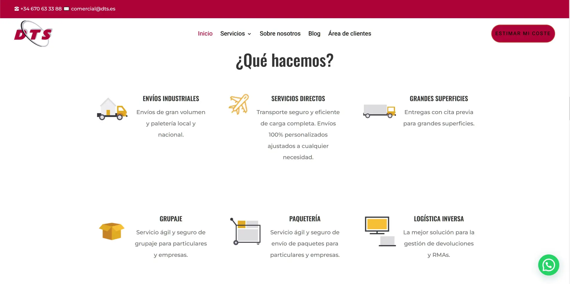 Diseño de página web adaptada a dispositivos móviles.