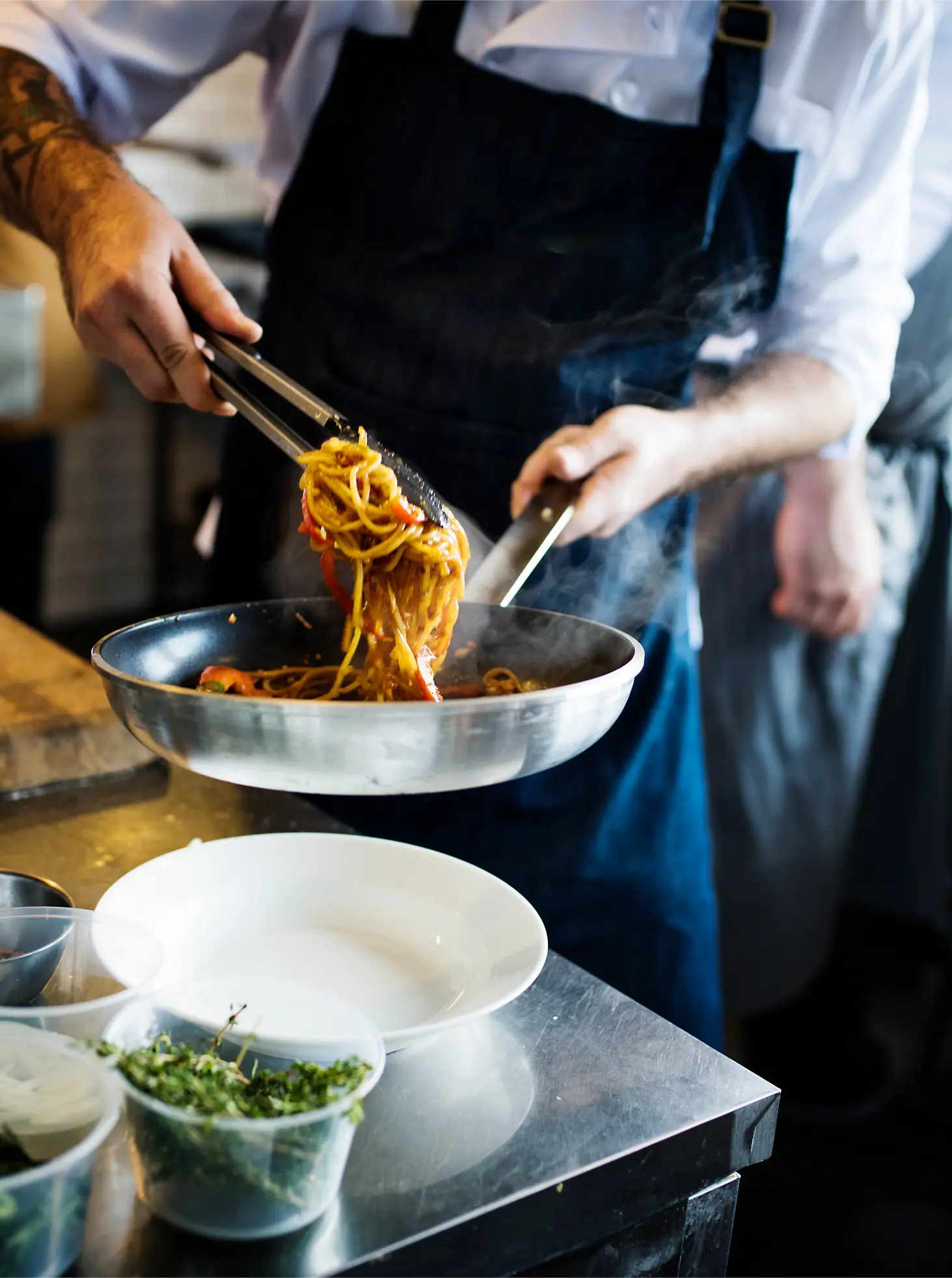 Grabación profesional de vídeos para mostrar productos gourmet